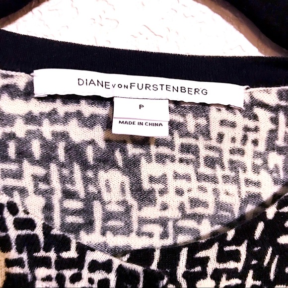 DVF Ibiza Cashmere Silk Cardigan EUC - Picture 3 of 8